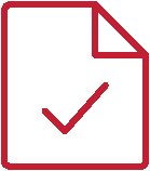 document wit check mark in the middle